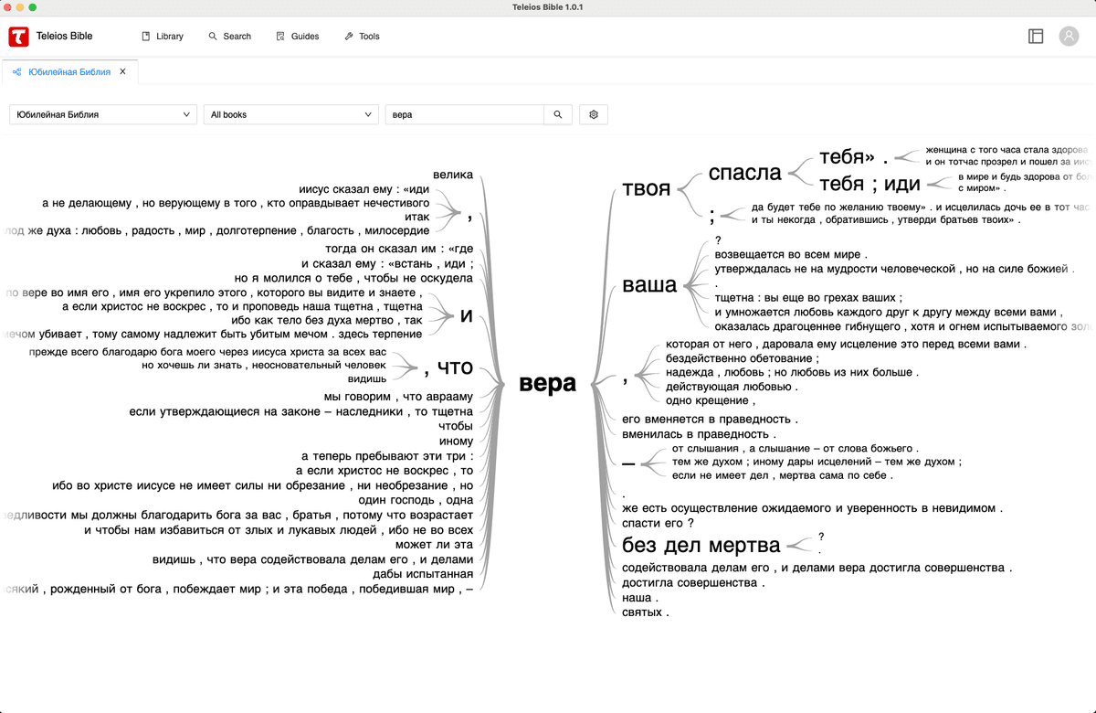 Word tree tool